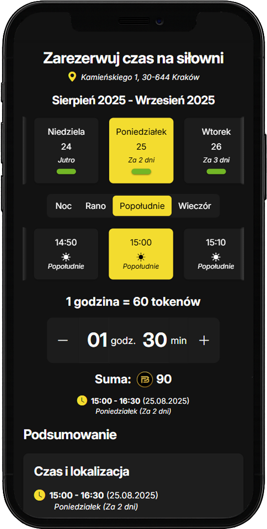 Aplikacja Personal Gym Box