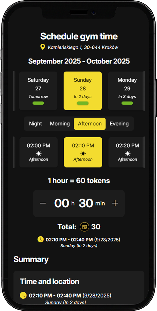 Personal Gym Box app