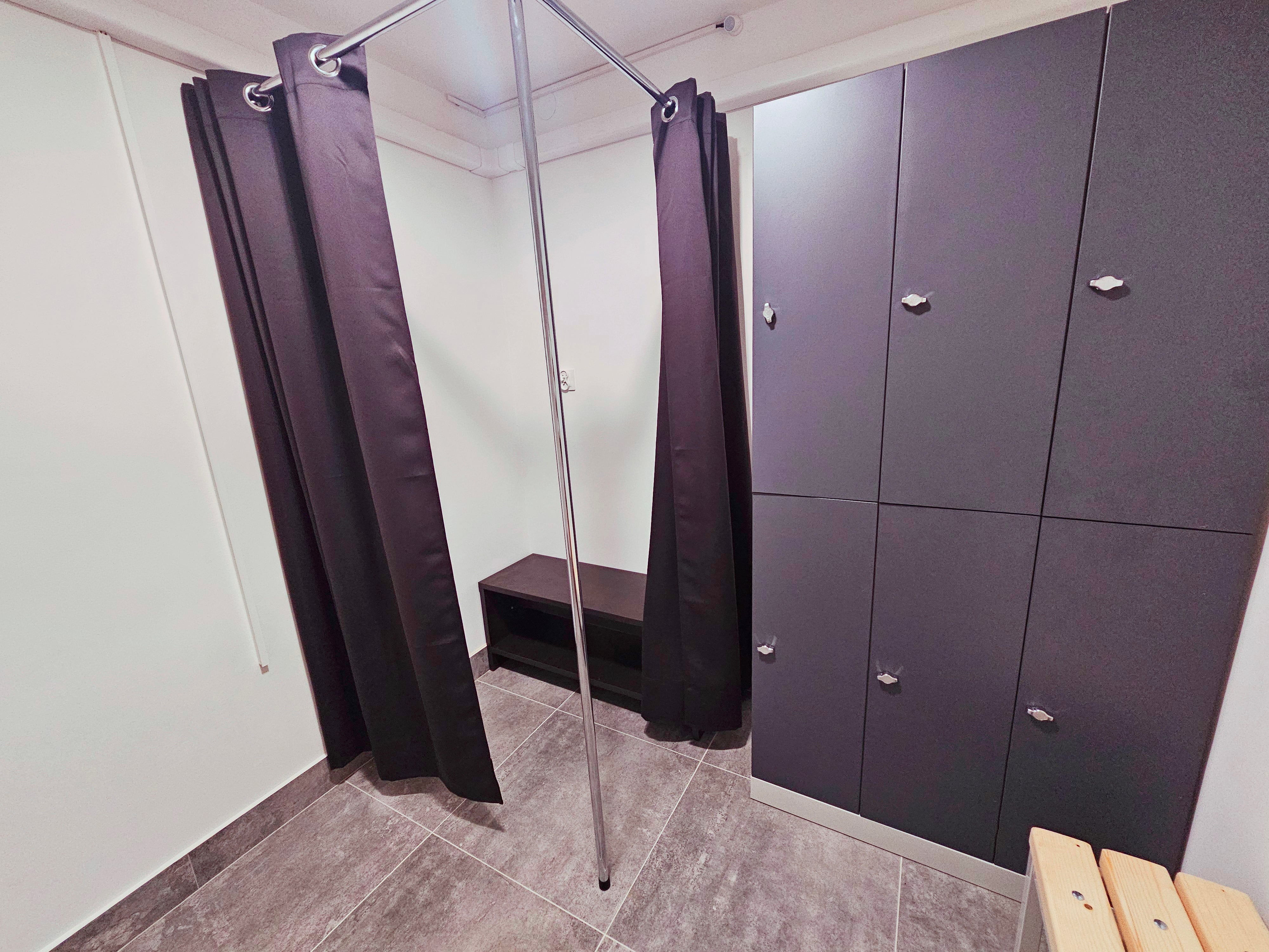 Szatnia w siłowni Personal Gym Box