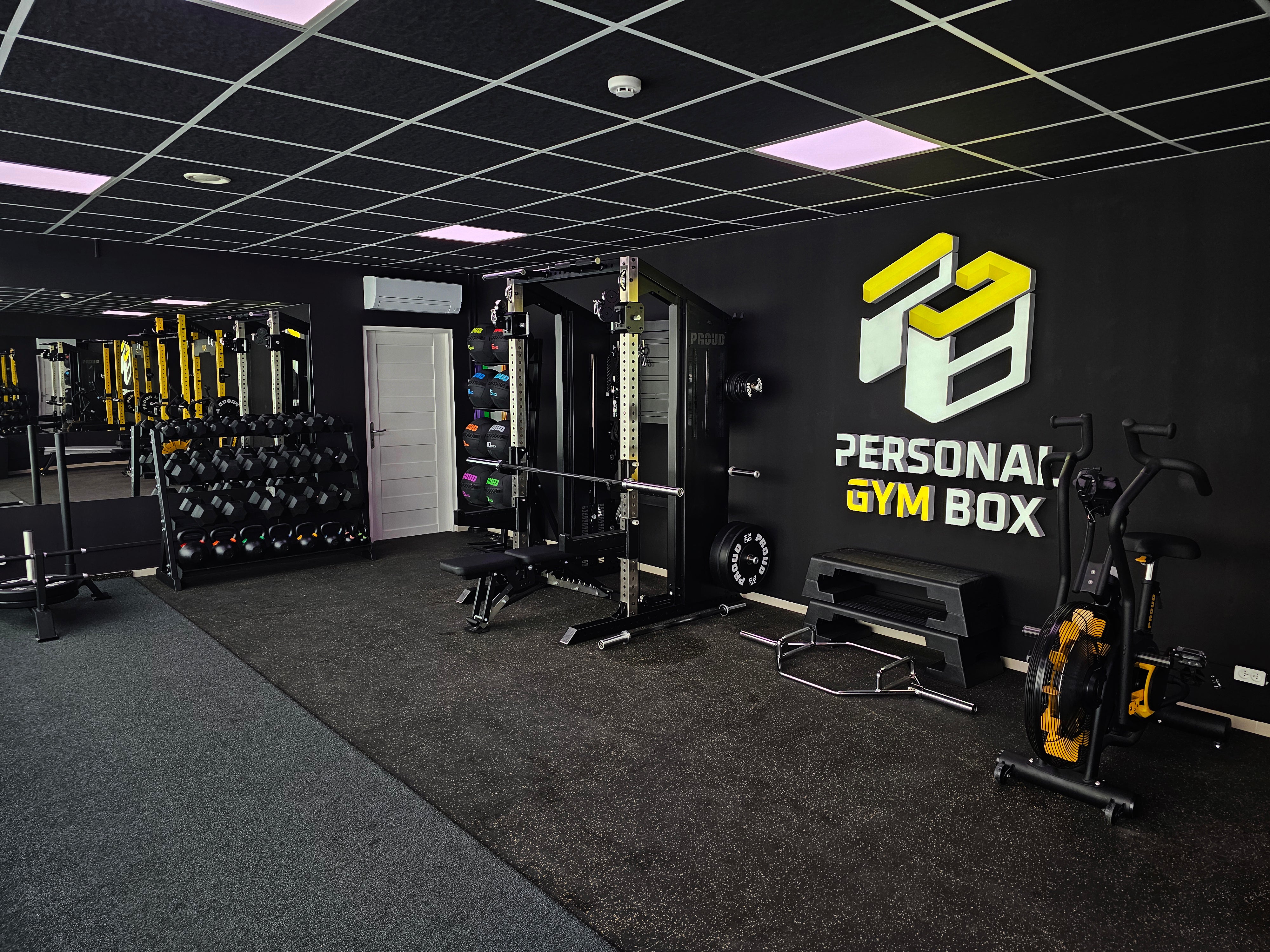 Siłownia Personal Gym Box wewnątrz